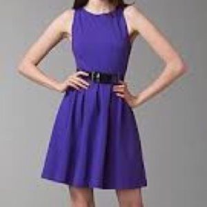 Theory sleeveless dress with patent belt